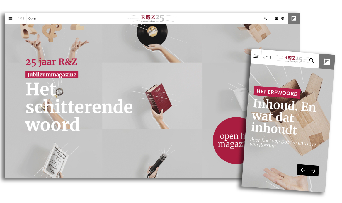 Online magazine over het schitterende woord. De kracht en macht van woorden. 